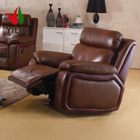 Sillón reclinable de 5 plazas moderno para sala de estar 123 sofás Manual de dibujo para el hogar portavasos MARCO DE Metal conjunto de sofá reclinable