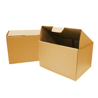Carton ondulé découpé à la matrice 1 bouteille boîte en carton de vin uni brun blanc impression personnalisée