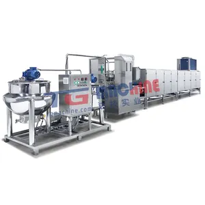 Food and beverage pectin gelatin gummy candy pouring equipment