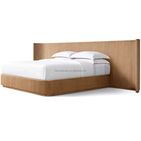 Byron New Style Rich Grain Holz betten European Oak Soft Bed mit King Size