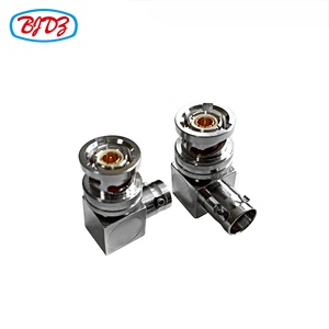 Nhà Máy Cung Cấp Ba Trục Cáp Kết Nối 3 Pin Bayout BNC Nam Cho Nữ 90 Độ Right Angle Adapter Kết Nối - Product Image 6