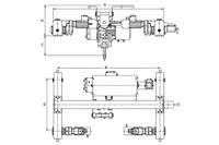 Palans électriques à câble NUCLEON NRT Type 5T, machine de levage et de décélération, commande sans fil, palan à câble léger