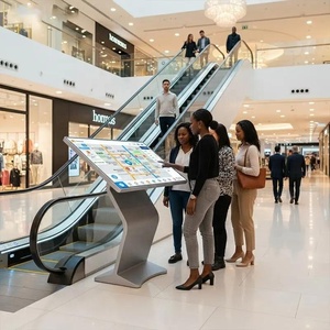 Terminale All-in-One Touch Capacitivo da 55 Pollici per Interni con Porte USB/<span class=keywords><strong>DVI</strong></span>/Seriale per Chioschi Self-Service di Metropolitane e Aeroporti - Product Image 6