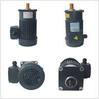 Moteur à engrenages triphasé AC 750W 110/220VAC avec frein, couple élevé, protection IP44, haute efficacité, petite taille