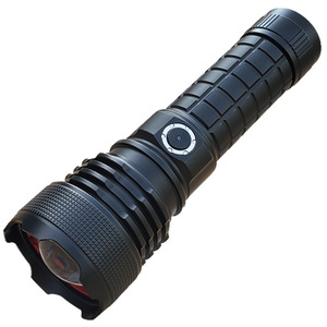 Linterna LED Láser Blanca Recargable de 30W de Alta Intensidad para Exteriores con Interruptor Metálico e Indicador de Batería - Product Image 5