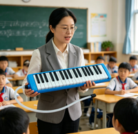 37-Key Resin Melodica Piano Keyboard with Hard Case Portable Mouth Organ for Kids & Music Beginners Model X001-1 (China)