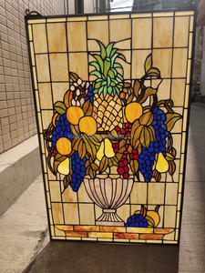 Panel de Vidrio Artístico Teñido Personalizado para Colgar en la Ventana, Diseño de Frutas, Grosor Sólido de 5 mm, Atrapasueños para Sala de Estar, Gimnasio, Comedor - Product Image 6