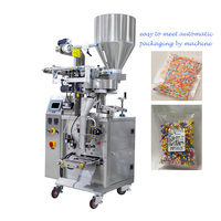 Perles de sucre arrose gâteau Topper mélange arrose cristal décoration nonpareils petite machine d'emballage de poche scellée à quatre côtés