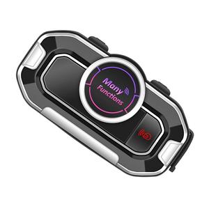 V9 BT 5.0รถจักรยานยนต์อินเตอร์คอมอินเตอร์โฟนกันน้ำวิทยุ FM รถมอเตอร์ไซด์หมวกกันน็อคชุดหูฟังแฮนด์ฟรีหูฟังที่มีไมโครโฟน - Product Image 3