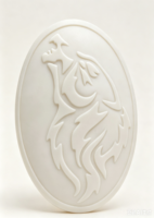 Broche en acier inoxydable avec motif tête de loup féroce et tortue, style médiéval viking, pour tablier et robe
