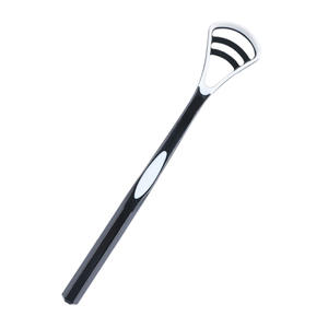 ที่ขูดลิ้นและแปรงทำความสะอาดซิลิโคน พร้อมด้ามจับปลอดภัยสำหรับอาหาร บรรจุภัณฑ์แยกชิ้นเพื่อการดูแลช่องปาก - Product Image 5