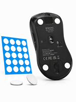 Patins de souris Premium 100% PTFE, glisse plus rapide, faible friction, compatibles avec la plupart des modèles de souris gaming, améliorent la vitesse
