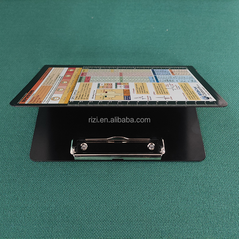 Amazon  Hot Sale  Custom Logo Aluminum Alloy Medical Folder Clip Nursing Foldable Clipboard