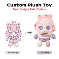Figurine en peluche personnalisée, petite poupée en peluche ultra douce avec rembourrage en coton PP, idéale pour la relaxation, technique de lavage avancée