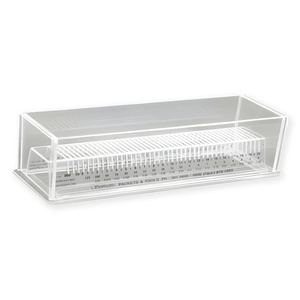 Soporte para tamices S172A con 74 platos, organizador de tamices acrílicos para clasificación de diamantes, caja transparente, platos para clasificación de piedras preciosas, organizador de almacenamiento y exhibición - Product Image 1
