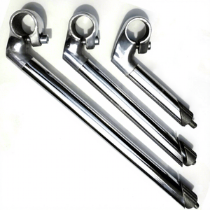 Tige de guidon de vélo Goosehead 22,2 mm en alliage d'aluminium extrudé électroplaqué léger, accessoire pour guidon pliable - Product Image 1