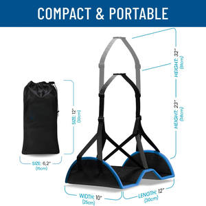 Amaca del piede dell'aeroplano regolabile di Comfort portatile per il viaggio - Product Image 2