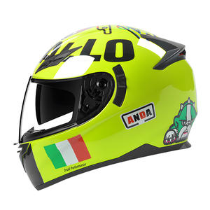 Casque de moto modulaire de course en gros AD Factory avec visière double, état neuf, casque intégral ABS pour la conduite - Product Image 3