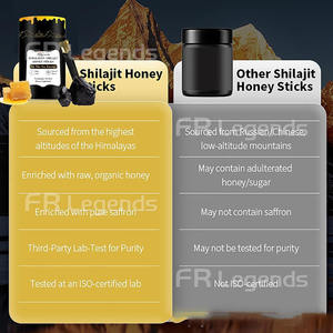 OEM ODM stik Shilajit murni asam Fulvic 85 + mendukung energi jeli jejak mineral stik madu Shilajit - Product Image 4