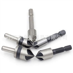 Mr Drill <b>Chamfering</b> <b>Tool</b> Hss 3 Blade For Metal Workpiece High Accuracy - Product Image 4