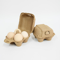 Carton à œufs écologique en pâte recyclée, 15 ou 18 alvéoles, jetable, pour 12 œufs, couleur kaki, avec logo personnalisé, emballage alimentaire de qualité pour volailles, nouveauté