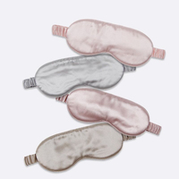 Masque de sommeil en soie de mûrier 100% naturelle biologique 16mm/19mm/22mm Masque pour les yeux en soie pure pour femmes et hommes