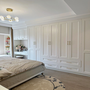 Armoire de rangement pour vêtements avec portes coulissantes et miroir en MDF – Derniers modèles de meubles de chambre à coucher – Organisateur de vêtements - Product Image 2