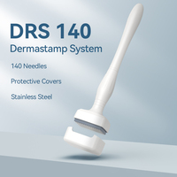 Vente en gros usine Drs DRS140 Dermaroller médical 0,5 mm, outil de beauté pour la peau à micro-aiguilles en plastique