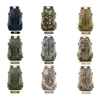IRONODNKEY Sac à dos tactique étanche Oxford de grande capacité 30L pour hommes pour les sports de plein air et la randonnée Camouflage Design
