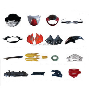 Pièces de carrosserie en plastique pour moto TVS ROCKZ, caches latéraux avant et arrière - Product Image 4