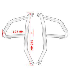 Parachoques de protección de barra de choque de carretera de motor de motocicleta XXUN para Kawasaki Ninja 400 2018-2025 Ninja 250 2018-2021 Ninja 500 2024-2025 - Product Image 6