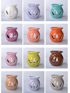 2025 现代陶瓷蜡香薰炉可定制彩色香薰香薰茶灯秋季四季套装 - Product Image 3