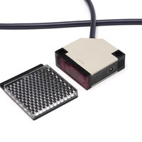 Capteur de détection photoélectrique infrarouge à réflexion miroir étanche TAIHE 12-24V DC à trois fils