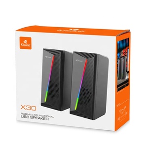 Loa máy tính <span class=keywords><strong>mini</strong></span> có dây <span class=keywords><strong>USB</strong></span>, hệ thống âm thanh RGB, di động, dành cho chơi game trên máy tính để bàn - Product Image 5