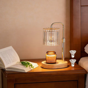 Metal Desk <b>Lamp</b> Glass Flower Shades Warm White LED Light 2700K Modern Design Dimmable Bedroom 25000hrs Lifespan Ra80 AC110V/220V - Product Image 4