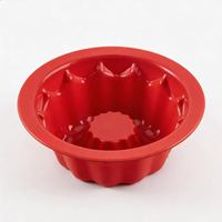 Moule de cuisson réutilisable en silicone Waldo, rond 12 cm, antiadhésif, pour gâteaux, gelées, poudings, pour la maison, la boulangerie, la cuisine, les fournitures de four, vente en gros
