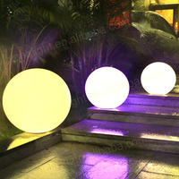 Boule de lumières à piles LED télécommandée extérieure de grande taille de 50cm