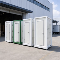 Cabine WC préfabriquée écologique mobile et portable pour parcs, hôtels, écoles, appartements et usage extérieur