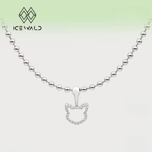 Collier original en argent 925 avec diamants <span class=keywords><strong>pour</strong></span> animaux de compagnie, idéal <span class=keywords><strong>pour</strong></span> les cadeaux de vacances, souvenir de couple. - Product Image 2