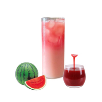 Sirop de jus de pastèque aromatisé 2L, haute concentration, boisson halal, pureté 90%, prêt à l'emploi, 17 Brix, durée de conservation 12 mois