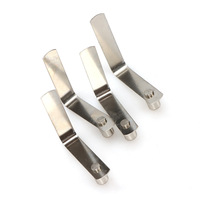 RESSORT DE BOUTON POUSSOIR EN MÉTAL SOLIDE, ÉPINGLE DE TUBE DE VERROUILLAGE À CLIP, CLIP DE RESSORT EN FORME DE V POUR TUBE