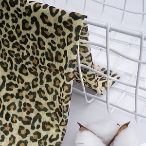 新款网眼涤纶弹力针织面料印花透视网眼面料礼服 - Product Image 4