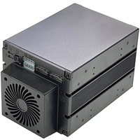 ZhenLoong 4 Bay U.2 SSD 3.5 di stoccaggio Hot Swap "/2.5" disco rigido gabbia SAS SATA3 modulo 5.25 pollici ottico unità posizione Con