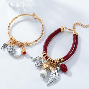 女性用ブレスレットネックレス多層魚の翼襟骨チェーンボヘミアンレッドヴィンテージペンダントネックレス2025年新着 - Product Image 2