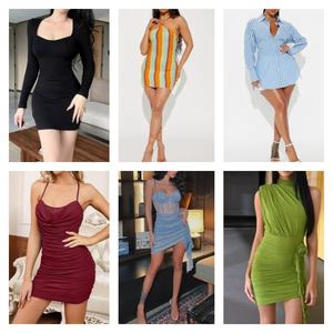 Liquidation de vêtements à bas prix : Robes neuves de marque en stock, emballage mixte en vrac pour femmes, livraison aléatoire - Product Image 5