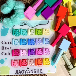 JIAOYANSHE 2026 Nuevo Set de Gel para Uñas Multicolor de 20 Colores, Gel UV de Alta Calidad, No Tóxico, para Salón de Uñas, Venta al Por Mayor ODM/OEM - Product Image 1