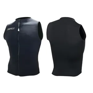 Factory Direct Sale Front Zipper Sleeveless Wetsuit Tops 3mm Neoprene Spearfishing Surfing Diving Mens Wetsuit Vest