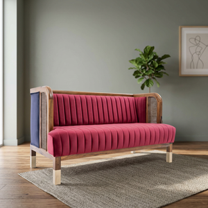 Sofá Cama Moderno Tapizado en Tela con Relleno de Espuma, Brazos Acolchados y Estructura de Madera para Sala de Estar o Apartamento - Product Image 2