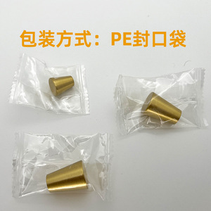Brass Handle Cylindrical Minimalist Drawer Cabinet Door <b>Knob</b> M4 Thread 17 25mm Height Durable Furniture Handle - Product Image 4