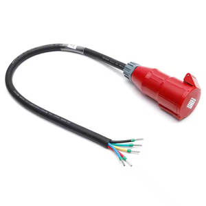 <span class=keywords><strong>สาย</strong></span>ไฟอุตสาหกรรม ABCCABLS 32A 5 ขา แบบกันน้ำ IP44 พร้อมปลั๊กแบบ Aviation สำหรับไฟเวทีและอุปกรณ์สามเฟส - Product Image 3